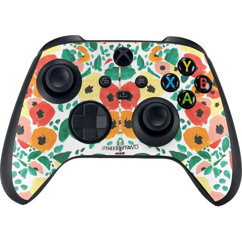 Bouffants and Broken Hearts Geometric Flowers Xbox Series X Bundle Skin