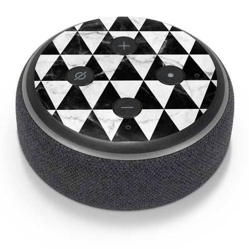 Geometric Marble Amazon Echo Dot Skin