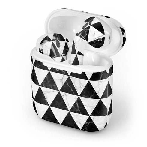 Geometric Marble Apple AirPods Skin