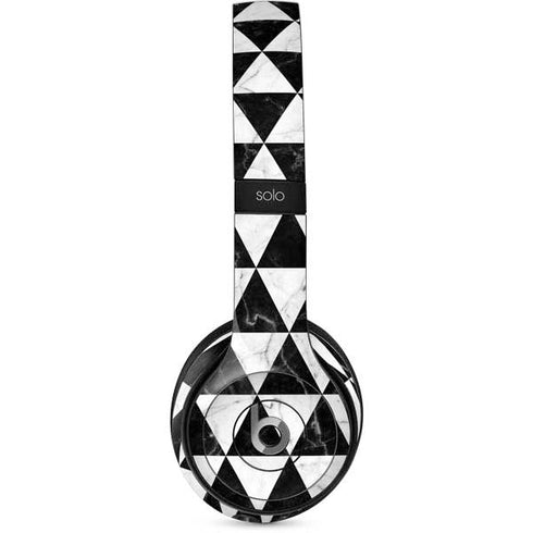 Geometric Marble Beats Solo 2 Wired Skin