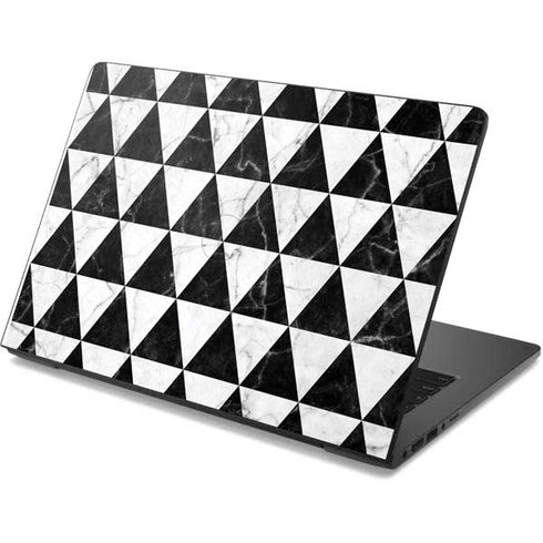 Geometric Marble Dell Chromebook Skin