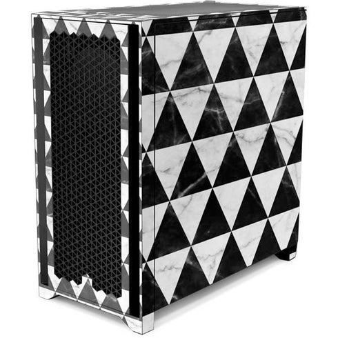 Geometric Marble Corsair 4000D Tempered Glass Mid-Tower ATX Case Skin