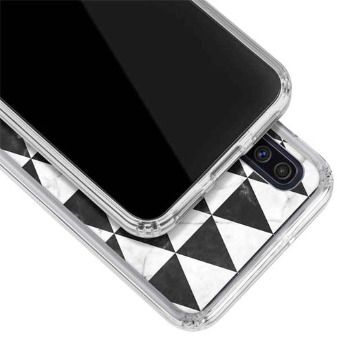 Geometric Marble Galaxy A50 Clear Case