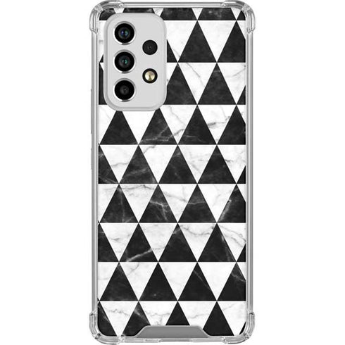 Geometric Marble Galaxy A53 5G Clear Case