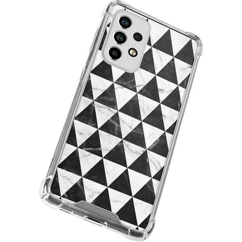 Geometric Marble Galaxy A53 5G Clear Case