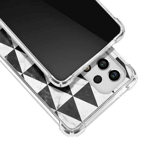 Geometric Marble Galaxy A53 5G Clear Case