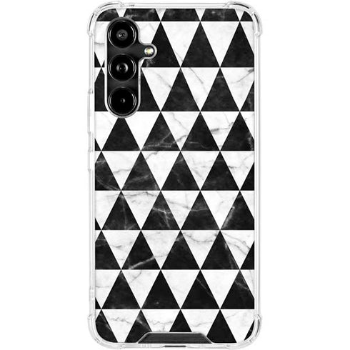 Geometric Marble Galaxy A54 5G Clear Case