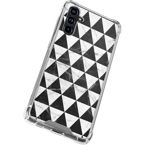 Geometric Marble Galaxy A54 5G Clear Case