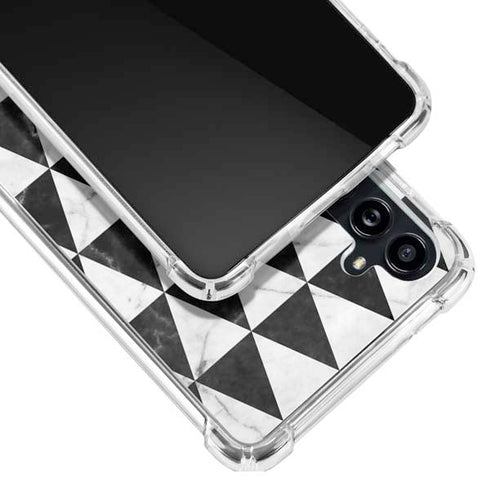 Geometric Marble Galaxy A54 5G Clear Case