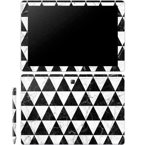 Geometric Marble Galaxy Book 12in Skin