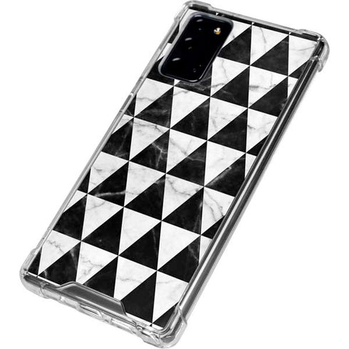 Geometric Marble Galaxy Note20 5G Clear Case