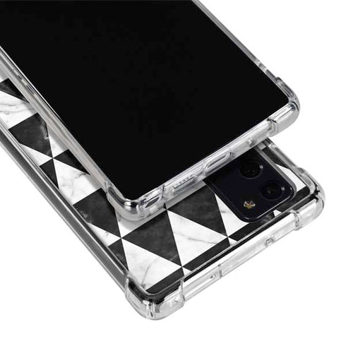 Geometric Marble Galaxy Note20 5G Clear Case