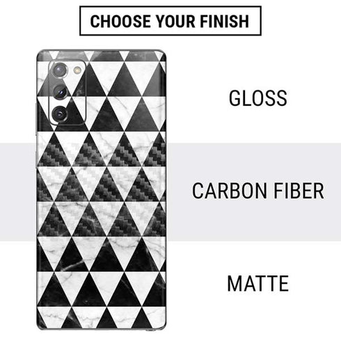 Geometric Marble Galaxy Note20 5G Skin