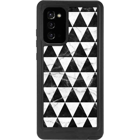 Geometric Marble Galaxy Note20 5G Waterproof Case