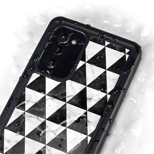 Geometric Marble Galaxy Note20 5G Waterproof Case