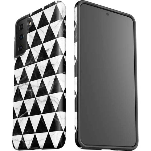 Geometric Marble Galaxy S21 FE Pro Case