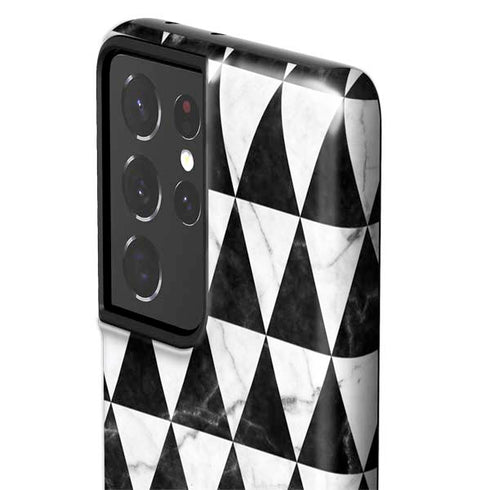 Geometric Marble Galaxy S21 Ultra 5G Pro Case