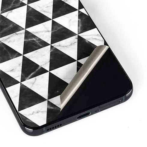 Geometric Marble Galaxy S22 Skin