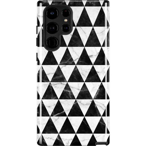 Geometric Marble Galaxy S22 Ultra Pro Case