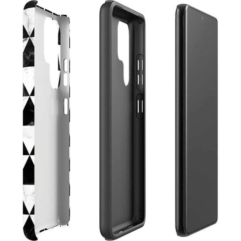 Geometric Marble Galaxy S22 Ultra Pro Case