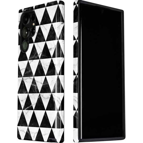 Geometric Marble Galaxy S22 Ultra Pro Case