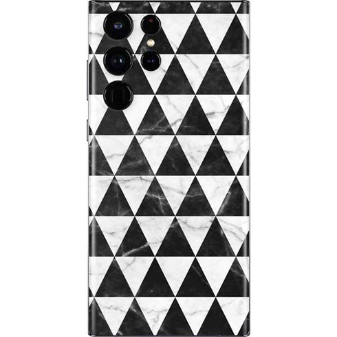 Geometric Marble Galaxy S22 Ultra Skin