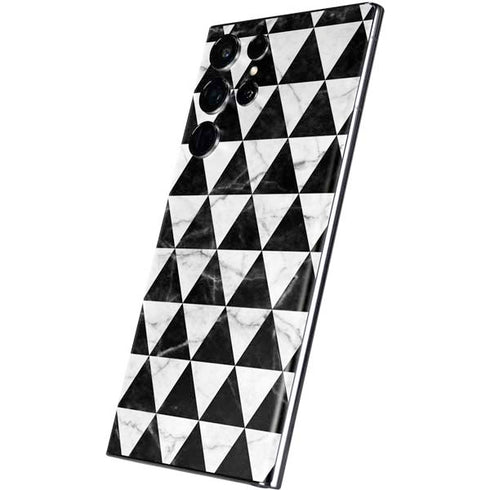 Geometric Marble Galaxy S22 Ultra Skin