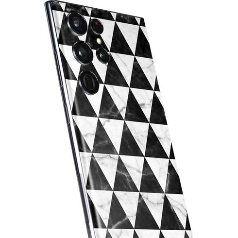 Geometric Marble Galaxy S22 Ultra Skin
