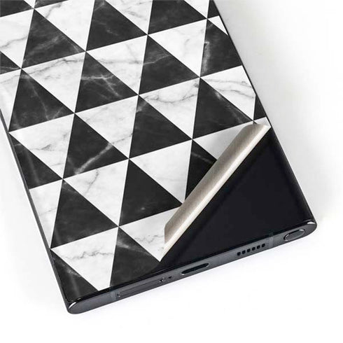 Geometric Marble Galaxy S22 Ultra Skin