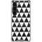 Geometric Marble Galaxy S23 Clear Case