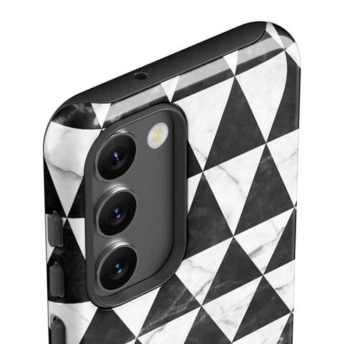 Geometric Marble Galaxy S23 Pro Case