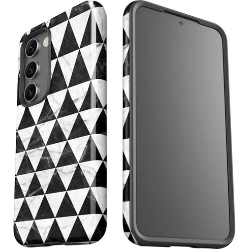 Geometric Marble Galaxy S23 Pro Case