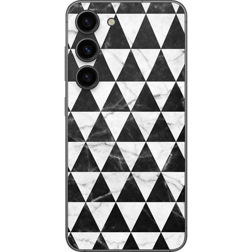 Geometric Marble Galaxy S23 Skin