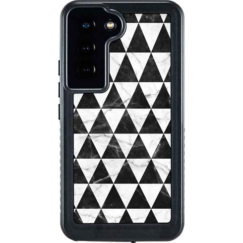 Geometric Marble Galaxy S23 Waterproof Case
