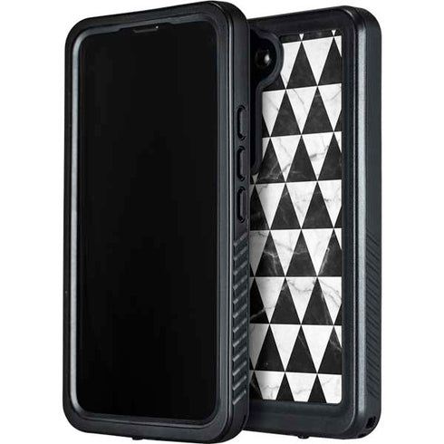 Geometric Marble Galaxy S23 Waterproof Case