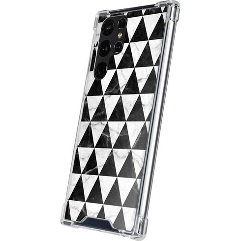 Geometric Marble Galaxy S24 Ultra Clear Case