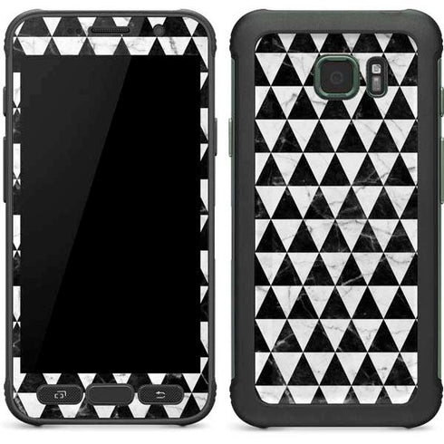 Geometric Marble Galaxy S7 Active Skin