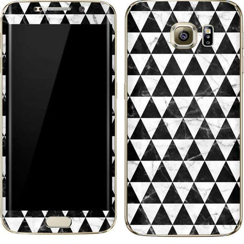 Geometric Marble Galaxy S7 Edge Skin
