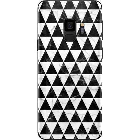 Geometric Marble Galaxy S9 Skin