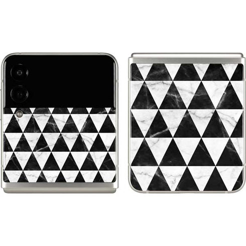 Geometric Marble Galaxy Z Flip3 5G Skin