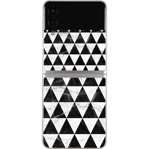 Geometric Marble Galaxy Z Flip4 5G Skin
