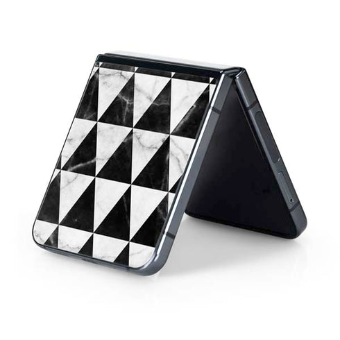 Geometric Marble Galaxy Z Flip5 5G Skin