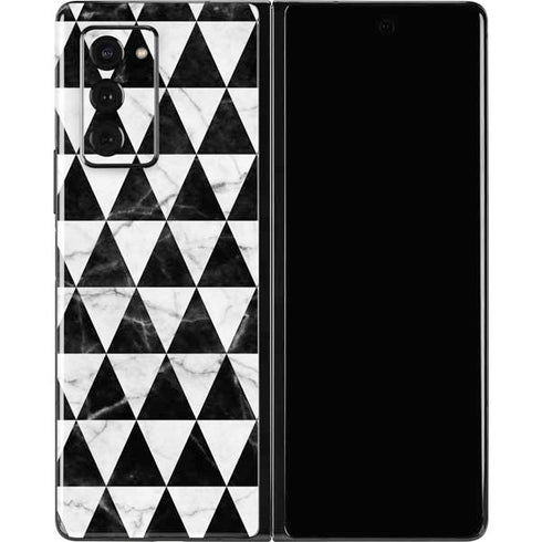 Geometric Marble Galaxy Z Fold2 5G Skin