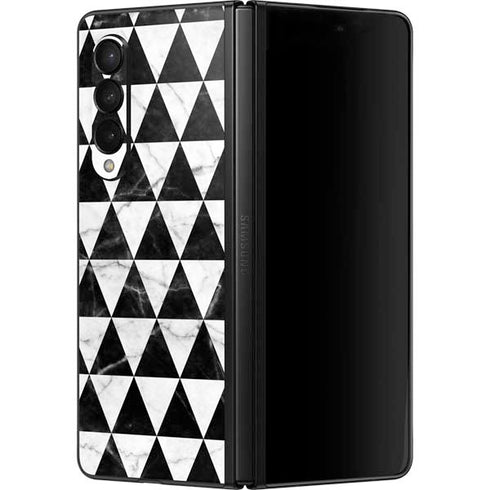 Geometric Marble Galaxy Z Fold3 5G Skin