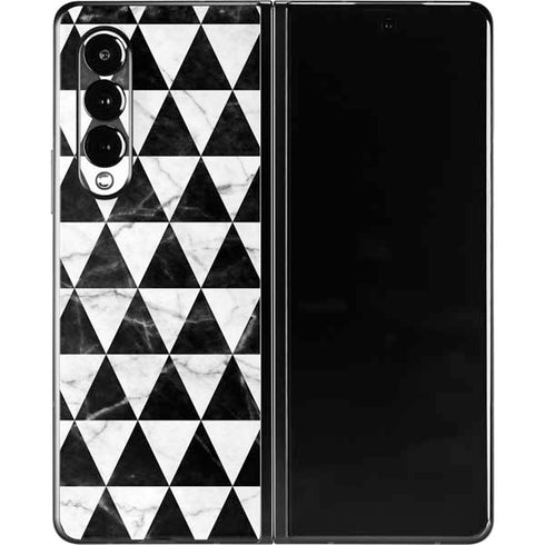 Geometric Marble Galaxy Z Fold3 5G Skin