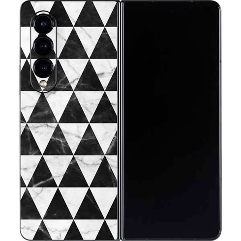 Geometric Marble Galaxy Z Fold4 5G Skin