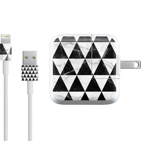 Geometric Marble iPad Charger (10W USB) Skin