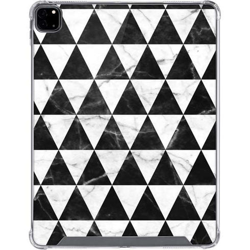 Geometric Marble iPad Pro 12.9in (2020) Clear Case