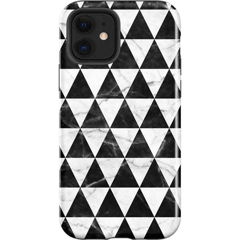 Geometric Marble iPhone 12 Impact Case