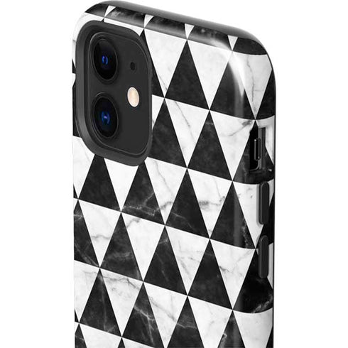 Geometric Marble iPhone 12 Impact Case